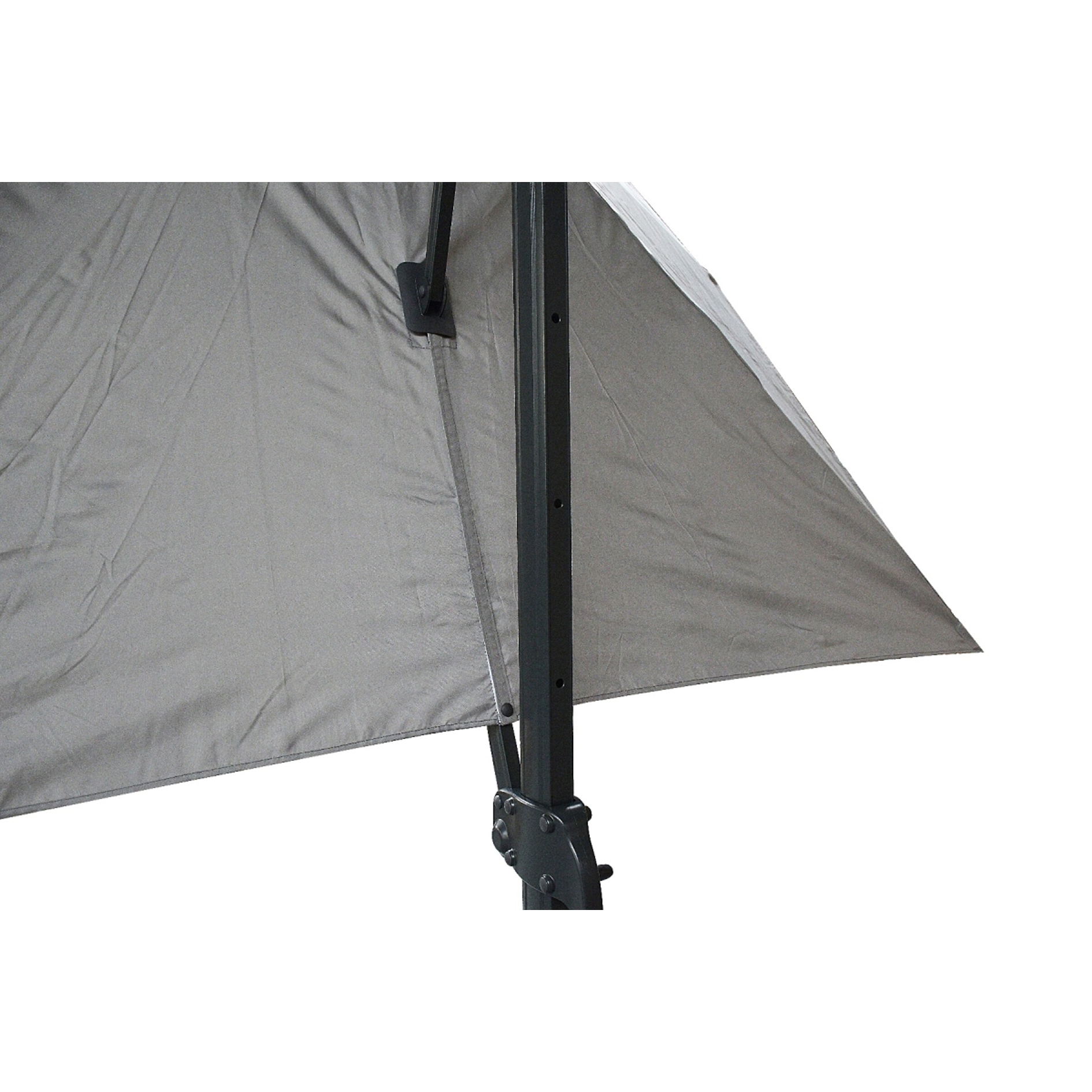 Grey 3m Square Rotating 360 Degree Cantilever Parasol