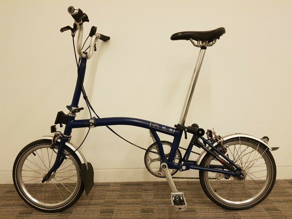 Brompton - M3L - Tempest Blue - Balfe's Bikes