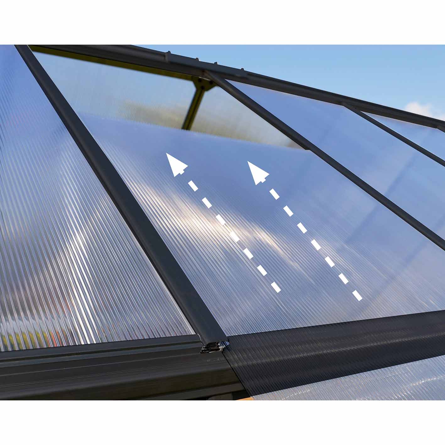 Palram Canopia Hybrid Greenhouse 6x12 Green