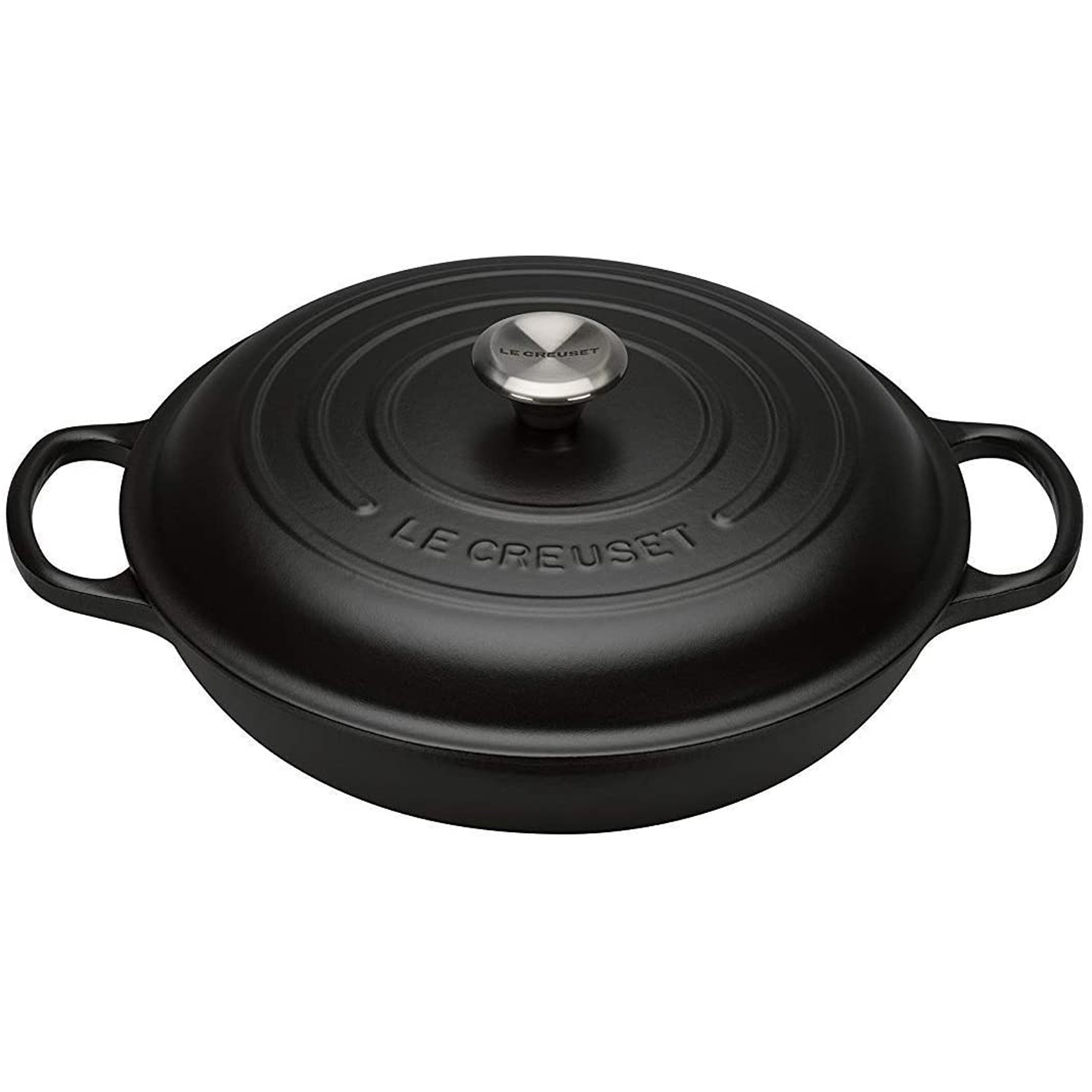 Le Creuset Shallow Casserole/Braiser With Lid, 26 cm, 2 Litres