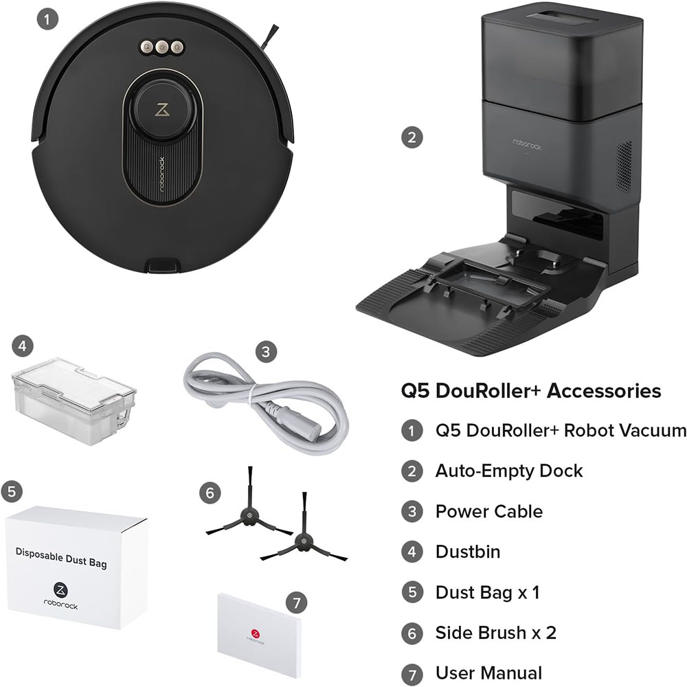 roborock Q5 DuoRoller+ Robot Vacuum