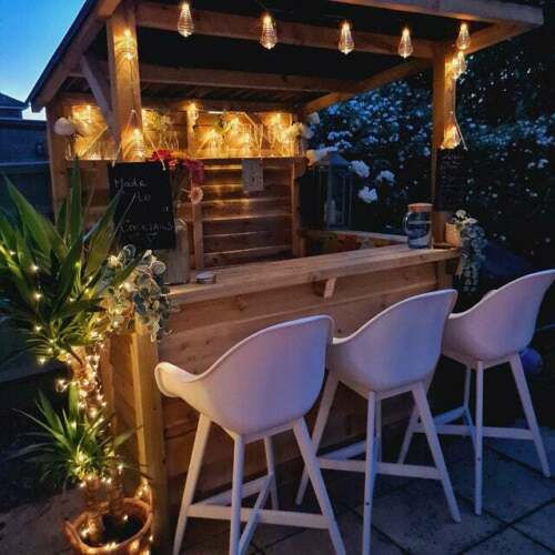 Garden Bar - Outdoor Home Wooden Bar Kit