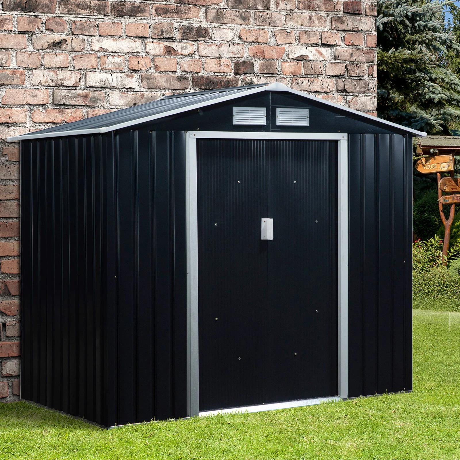 7 ft. W x 4 ft. D Tool Shed