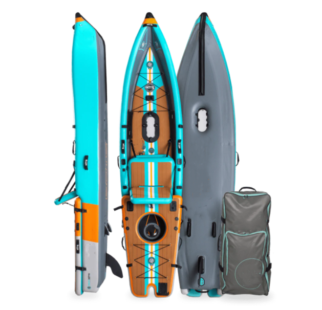 LONO Aero 12′6″ Native Aqua Inflatable Kayak