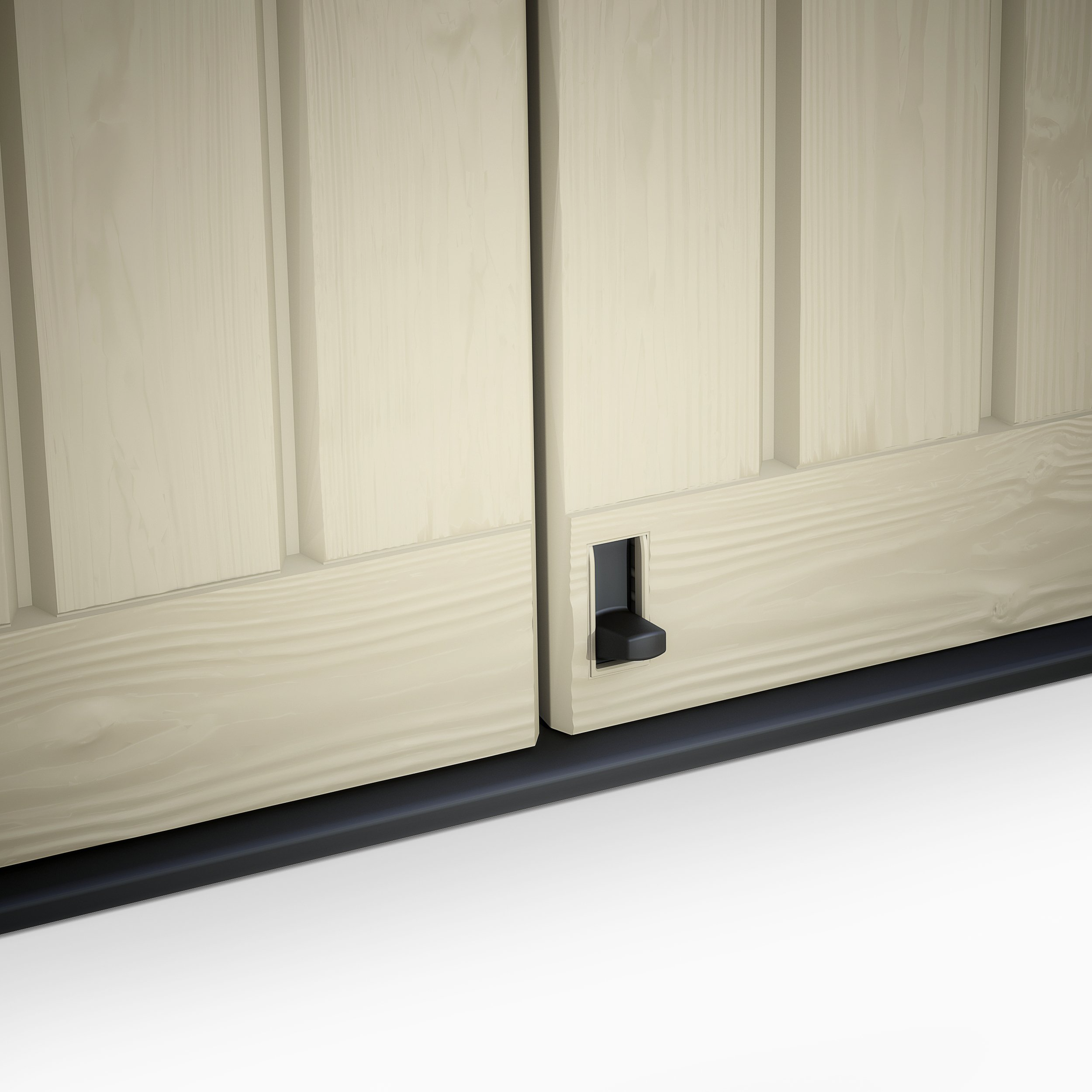 【Storage Shed】【BS】Plastic Storage Unit Box Garden Outdoor Sheds Wheelie Bins for Tools Bikes Lawn Mowers