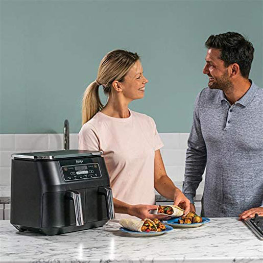 Ninja AF300UK Air Fryer Dual Zone, 7.6 Litres