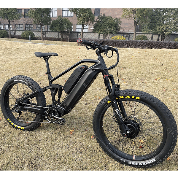 Bike electric bicycle 48V 1500w Electric Mountain Bikes for Adults Fat Tire dual battery 26x4.0'' full suspension EMTB