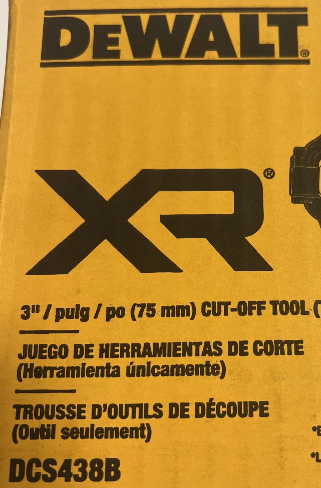 Brand New Dewalt 20v Brushless Cut-Off Tool DCS438