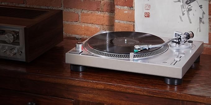 Audio-Technica LP120XUSBSV Manual Direct-Drive Turntable (Analogue & USB) Silver